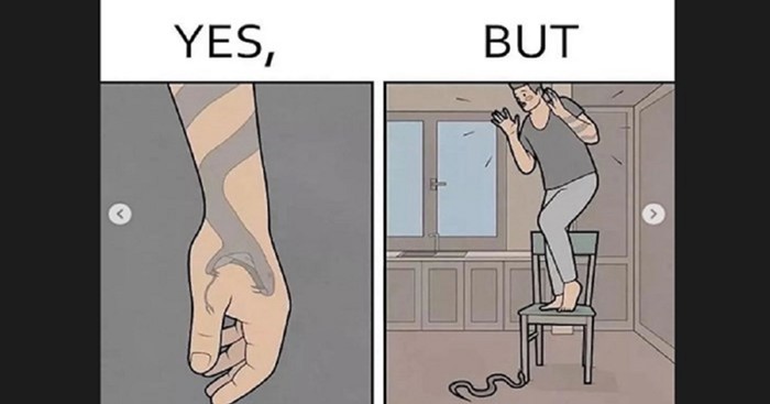 12 ilustracija prikazuju nelogičnosti današnjeg društva, neke su komične, druge su potresne