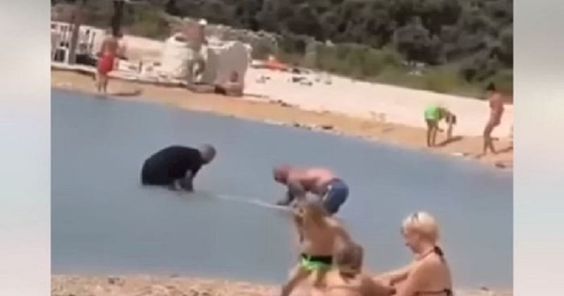 Cijela plaža u nevjerici je gledala ova dva tipa u moru, a sada cijela regija umire od smijeha