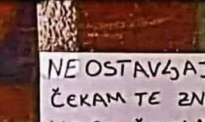 Poruka fotkana negdje u Dalmaciji širi se mrežama, poprilično je jeziva