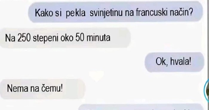 Dopisivanje dvije žene o pripremi svinjetine izazvalo je salve smijeha u regiji, ovo je urnebesno!