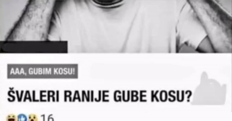 Istraživanje o švalerima i ćelavosti rezultiralo je genijalnom pričom žene o njenom mužu, plač je