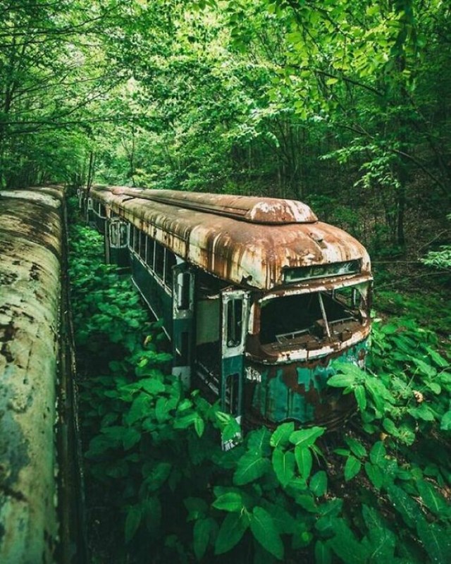 Stari, zaboravljeni vlakovi u Pennsylvaniji