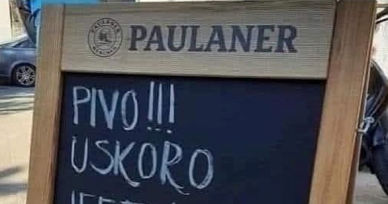 Kafić je najavio neobičnu akciju i nasmijao čitavu regiju, fora je tragikomična