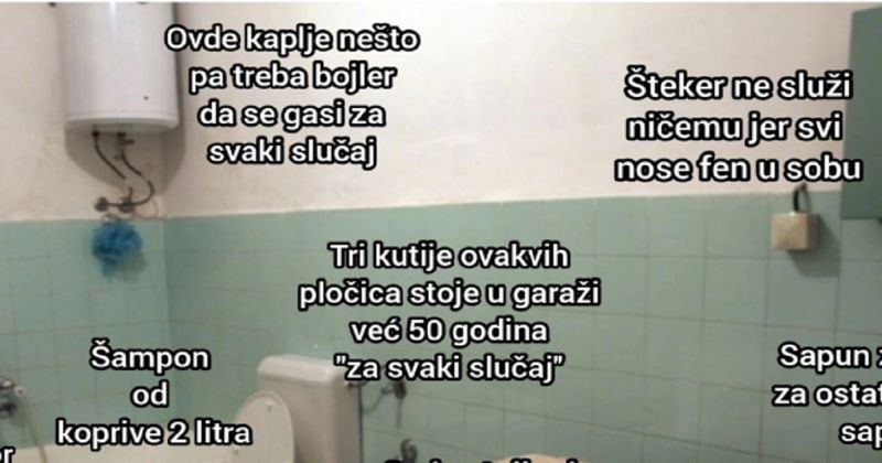 Prosječna kuhinja i kupaonica svakog Srbina danima nasmijavaju regiju, morate vidjeti