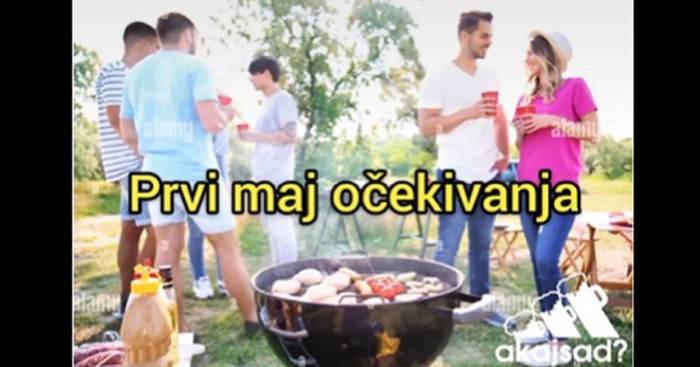 Fora prikazuje očekivanja i realnost vezana za prvomajska okupljanja, urnebesna je