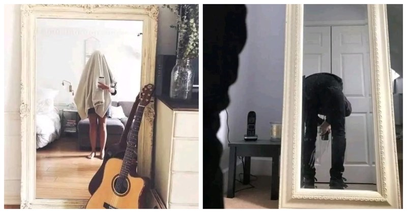 Ljudi prodaju ogledala, ali ne znaju kako ih slikati bez da sami budu u kadru. Fotke su show