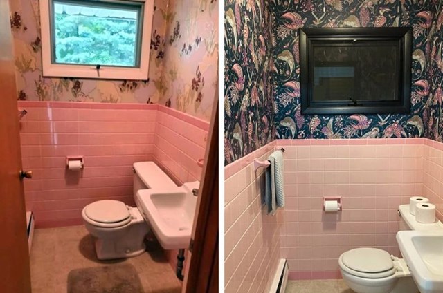 "Osvježavamo našu kupaonicu s ružičastim pločicama iz 1961. novom pozadinom!"