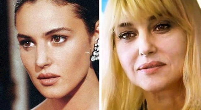 Monica Bellucci s 26 i 55 godina