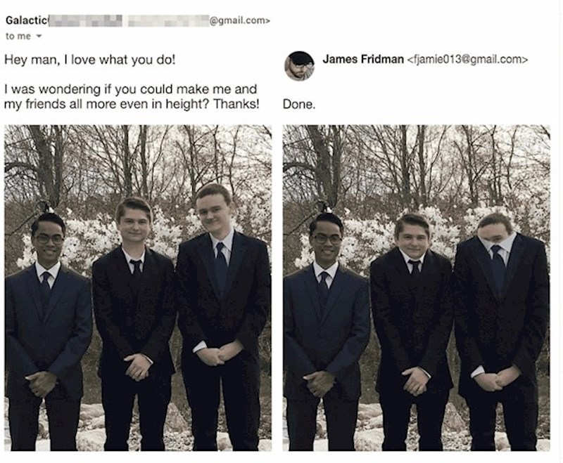 Možeš li nas sve učiniti jednako visokima?