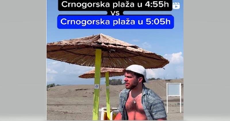Prekomični skeč o radnicima na plaži u Crnoj Gori obišao je regiju, legendaran je!
