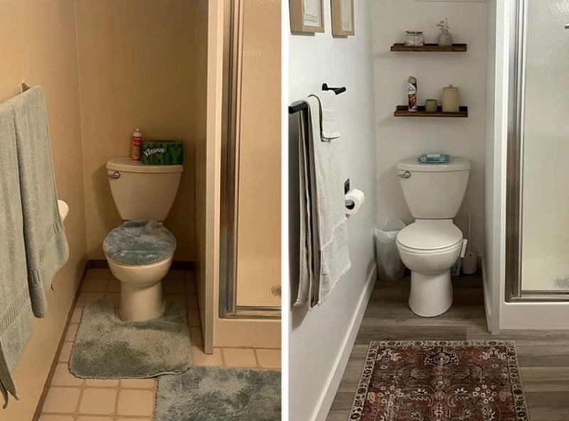 Dvije police, nova boja i voila!