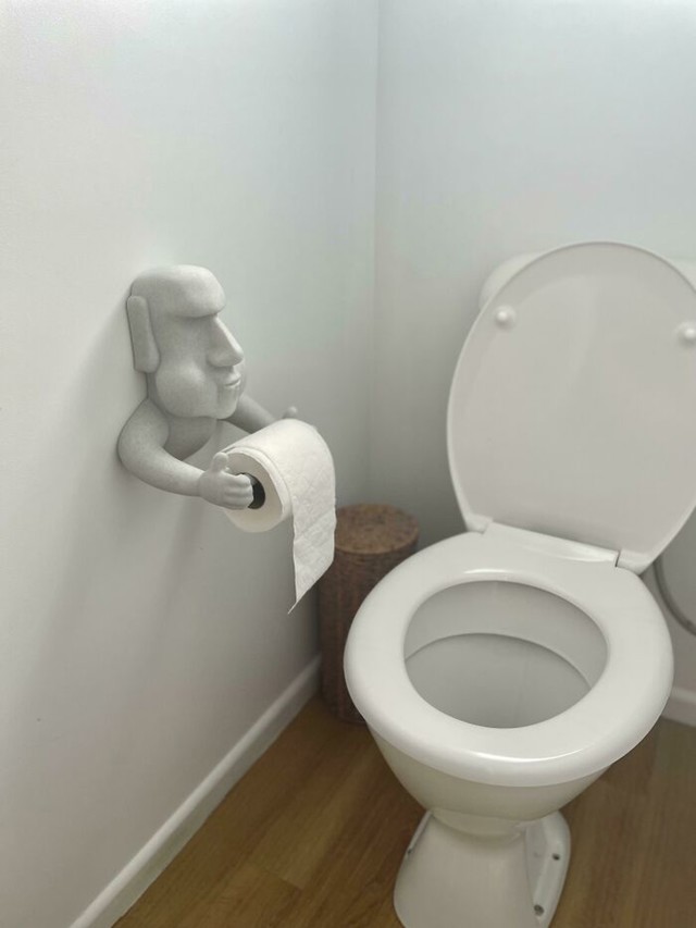 Moai držač toaletnog papira