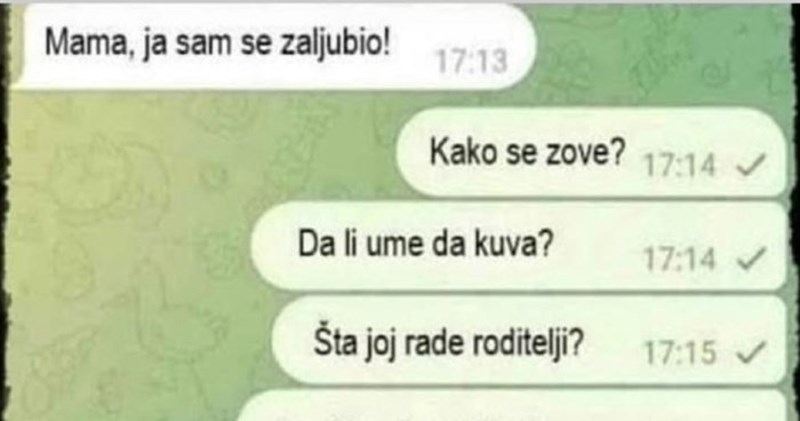 Tip je obznanio roditeljima da je zaljubljen, razlika u njihovim reakcijama hit je u regiji