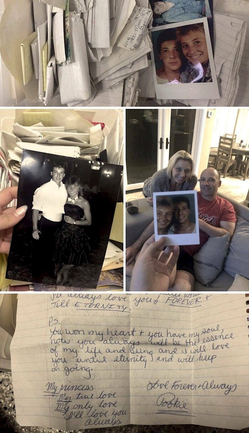 "Sve je započelo pismima u srednjoj školi, a evo nas danas nakon godina i godina zajedno"