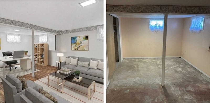 9. "Upravo su me prevarili u oglasu za kuću. Prva slika je s oglasa, a druga kako kuća stvarno izgleda"