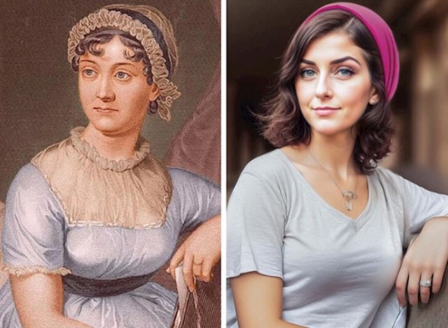 7. Spisateljica Jane Austen