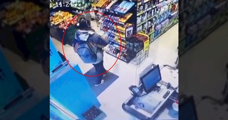 Nadzorna kamera u dućanu u Srbiji snimila bizarnu scenu, pogledajte što je pokušao izvesti ovaj tip