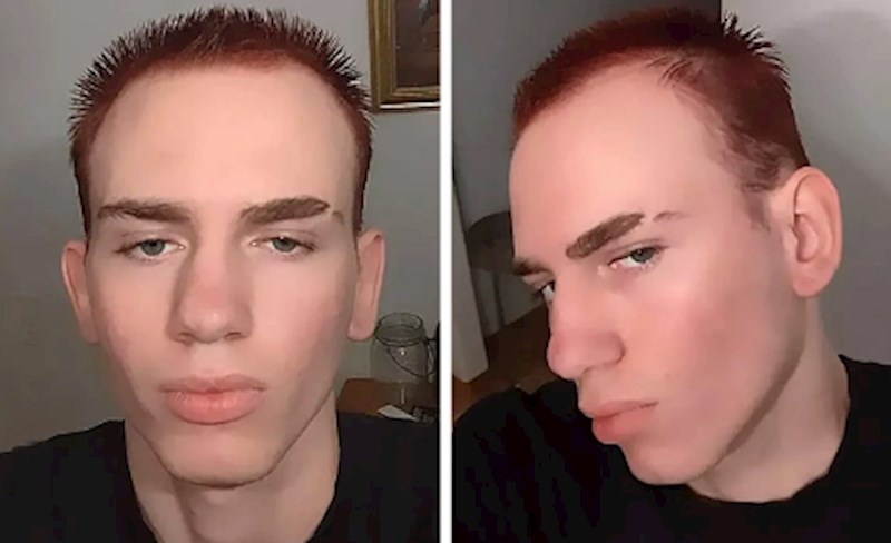 "Ok, mislim da je sigurno da se u budućnosti više neću sam farbati..."