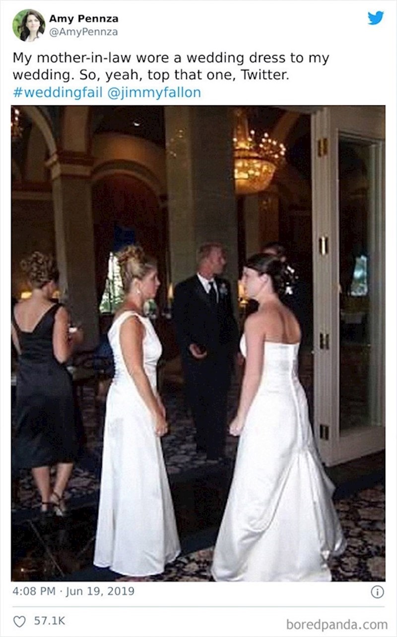 Definitivna pobjednica je ova patnica kojoj se svekrva na vjenčanju pojavila u vjenačnici