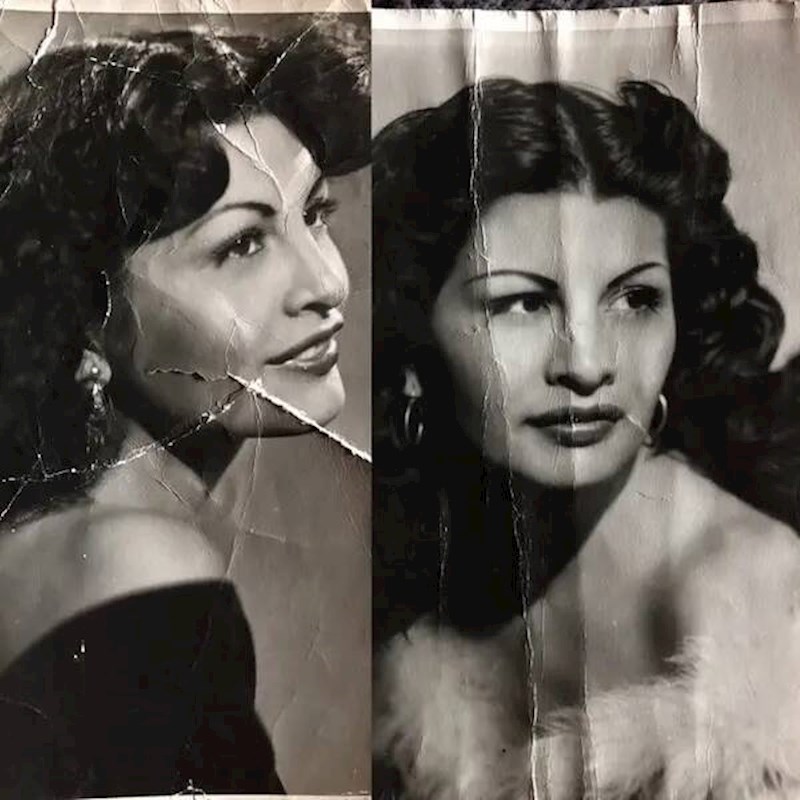 "Na fotografija se nalazi moja prabaka Josefina. Iako su fotografije stare i oštećene, svima je jasno da je bila predivna žena"