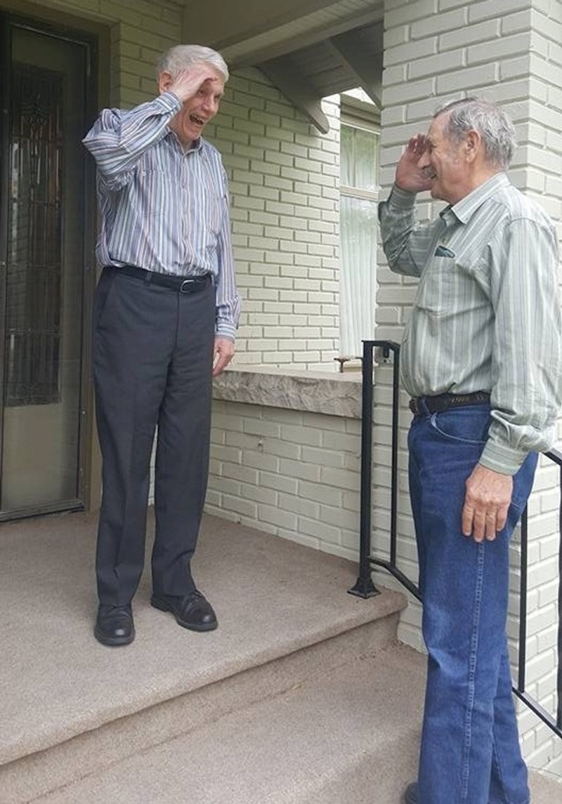 8. "Reakcija mog djeda kad je nakon više desetaka godina vidio svog zapovjednika iz vojske"