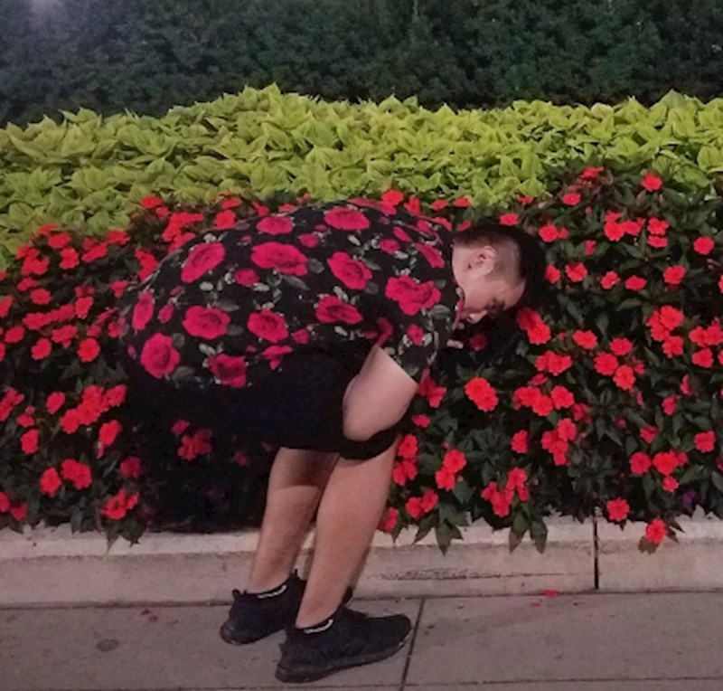 6. "Savršeno sam se uklopio u cvijeće"