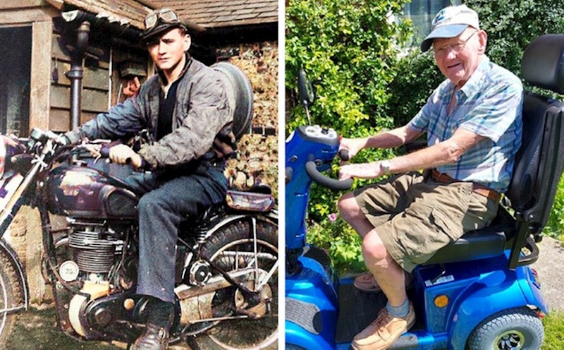 "Moj djed i njegovo prijevozno sredstvo iz 1950. i 2020. godine"