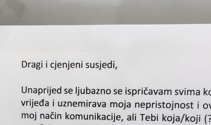 Poruka jednog nezadovoljnog stanara izazvala raspravu na Redditu, pogledajte o čemu je riječ