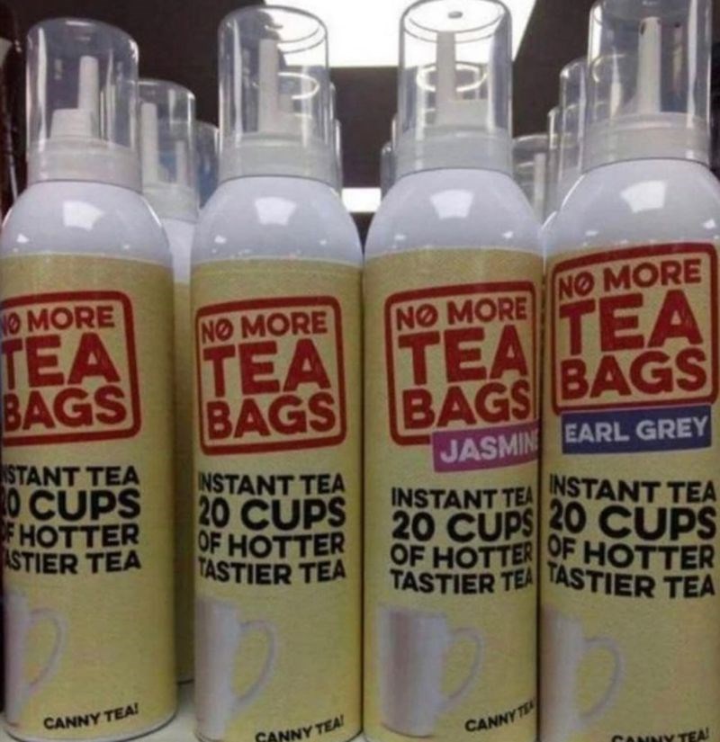 4. U slučaju da vam se neda raditi čaj na normalan način, postoji i ovo...