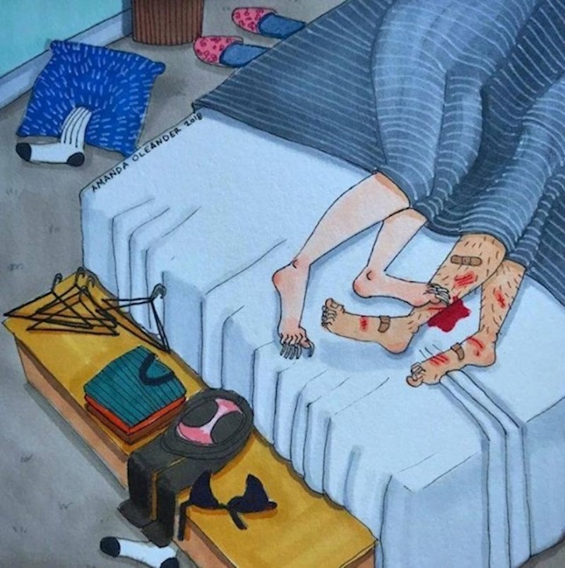 Ono kad sredi nokte na nogama...