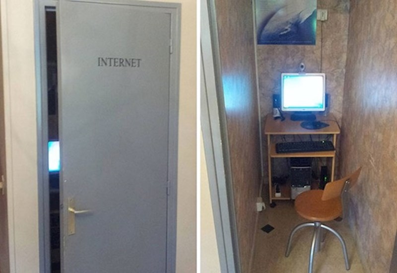 Ovo je soba za internet