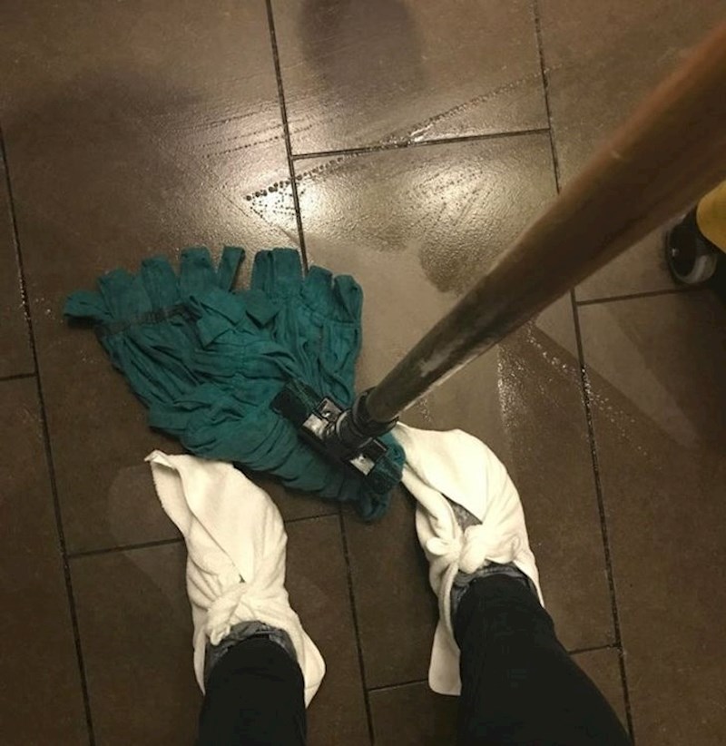 3. Ovo je za sve one koji se muče s brisanjem podova 😃