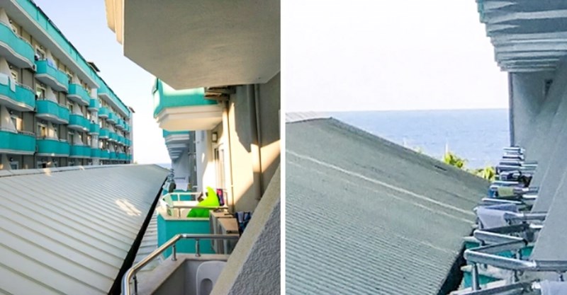 3. "U hotelu su nam rekli da smo unajmili sobu s pogledom na more..."