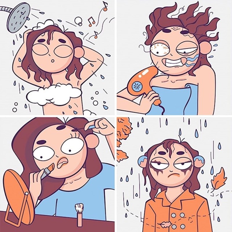 Uzaludno sređivanje i kiša...