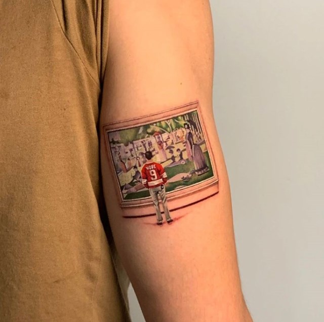 "Dao sam tetovirati scenu iz svog omiljenog filma. Tetovaža je ispala genijalno!"
