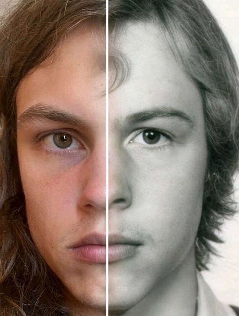 "Možda imam nešto manji nos od tate, ali smo gotovo identični"