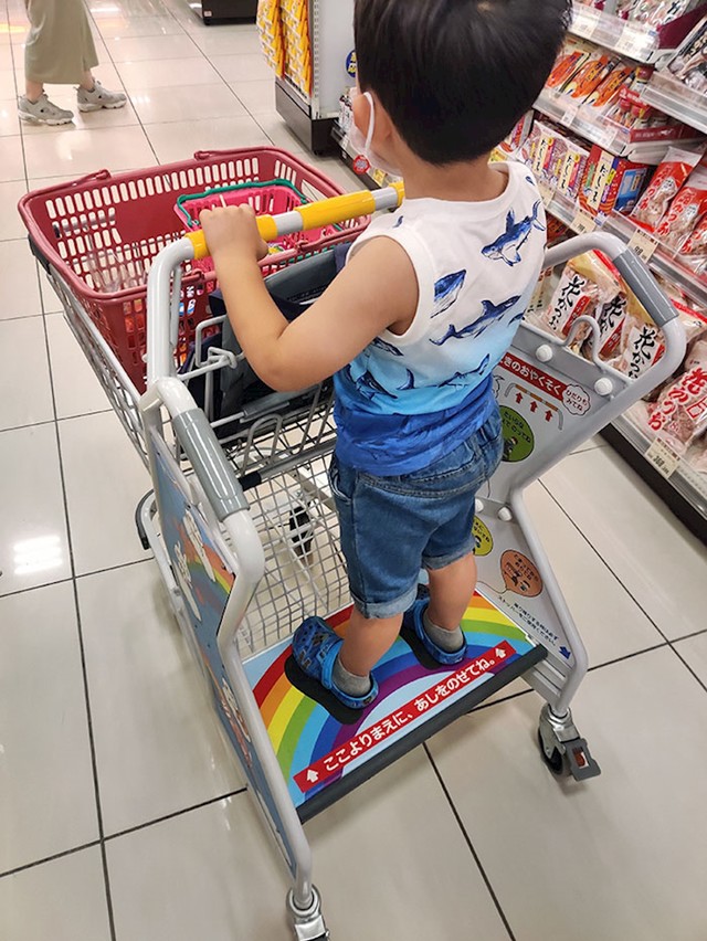 16. Kolica koja imaju stepenicu na kojoj mogu stajati djeca