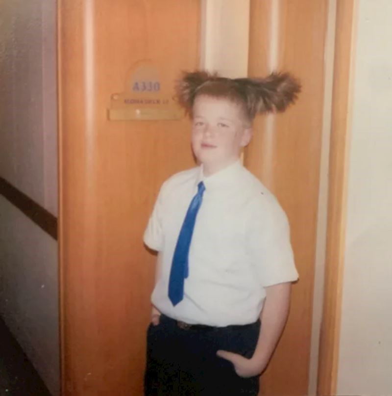 "Kad sam imao 10 godina, mislio sam da je ovakva frizura baš cool"