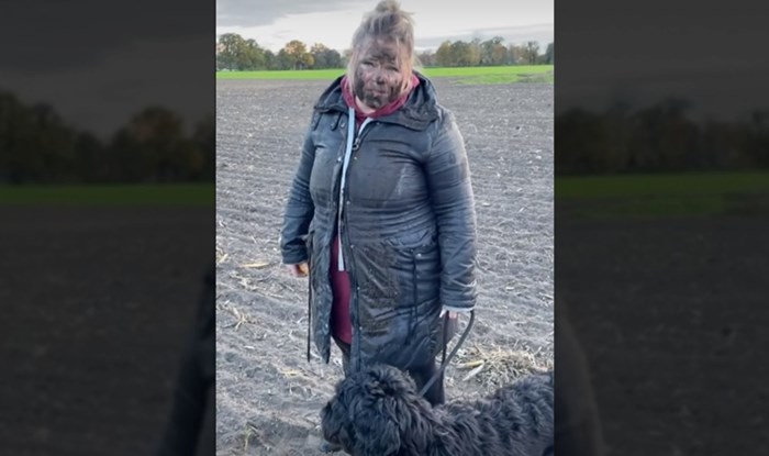 Ova žena će još dugo pamtiti ovu šetnju sa svojim psom, nasmijat ćete se kad vidite sam kraj snimke