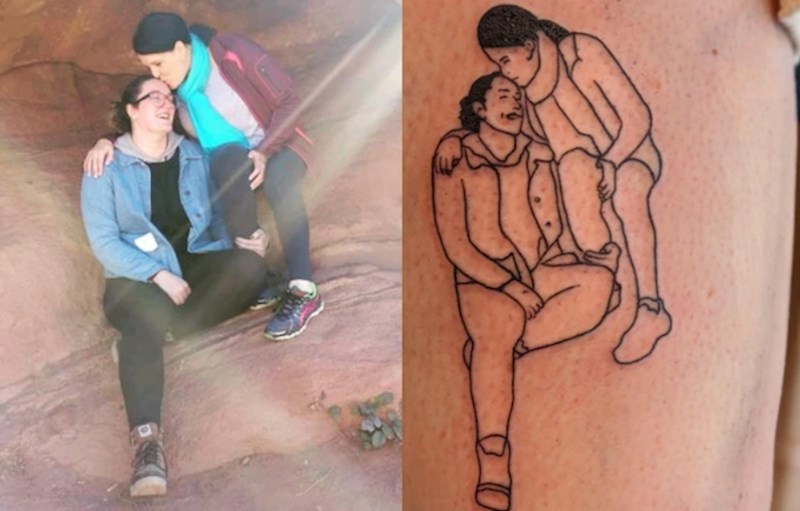 "Moja mama. Sada je zauvijek sa mnom i svaki put kad sam tužna i nedostaje mi, samo pogledam u tetovažu i malo je lakše"