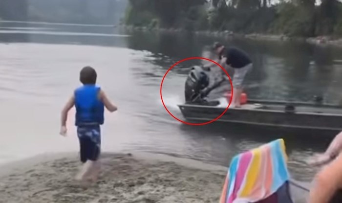 Video: Dječak htio da upale motor i zaliju ga vodom, ali ono što se dogodilo sigurno nije očekivao