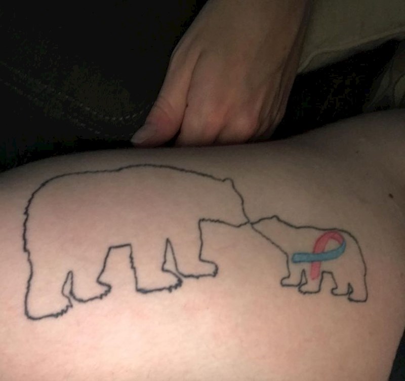 1. "Tetovaža za moju bebicu koju nikad nisam stigla upoznati"