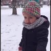 Video reakcije djevojčice na snijeg hit je na IG-u, odmah će vam biti jasno su ga lajkale tisuće