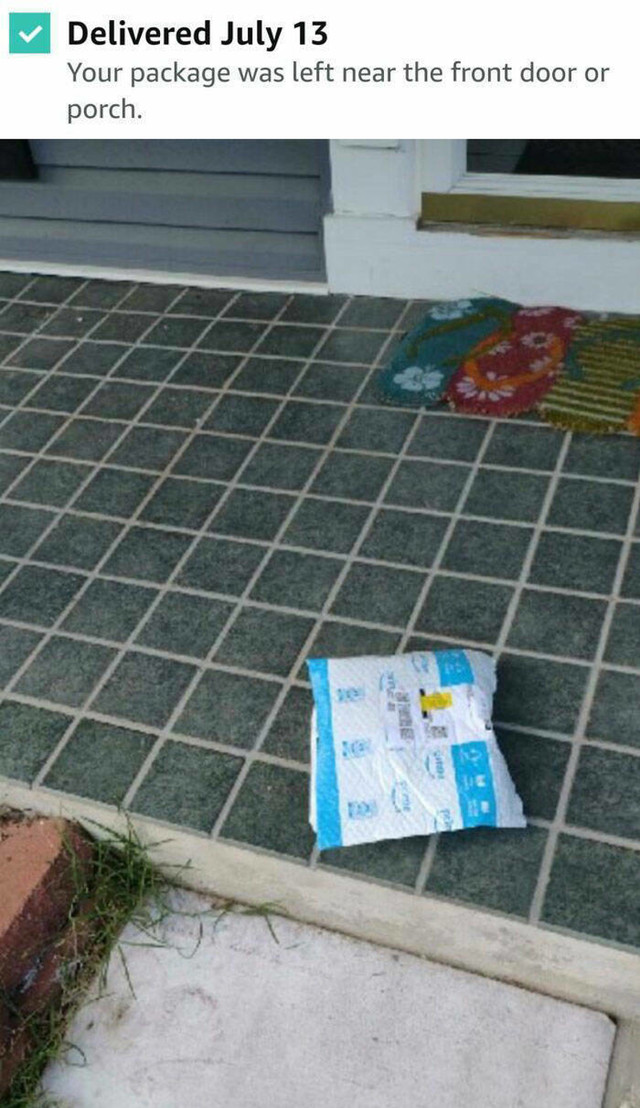 "Dostavljač mi je poslao sliku da je paket dostavljen, ali sam vidjela da je ostavio kod susjeda. Kad sam se nakon posla obratio susjedima za paket, rekli su da nisu ništa vidjeli..."