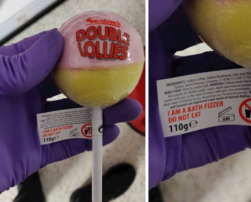 12. Mirisna lizalica koja je ujedno kuglica za kupku