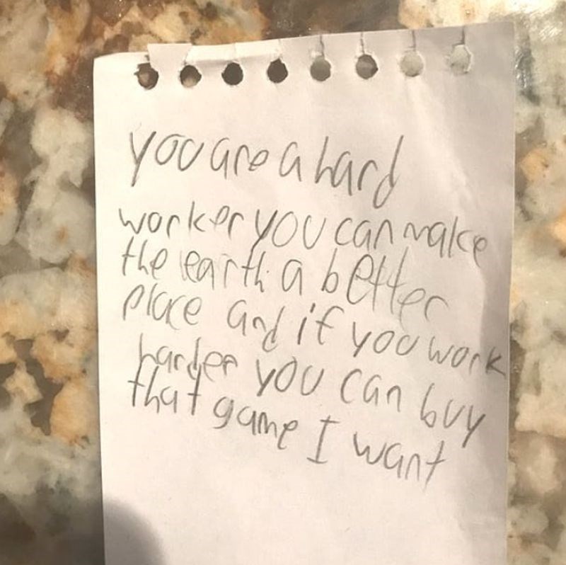 14. Poruka koju svaki roditelj želi vidjeti 😃