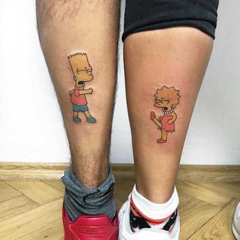 9. Idealna tetovaža za brata i sestru 😃