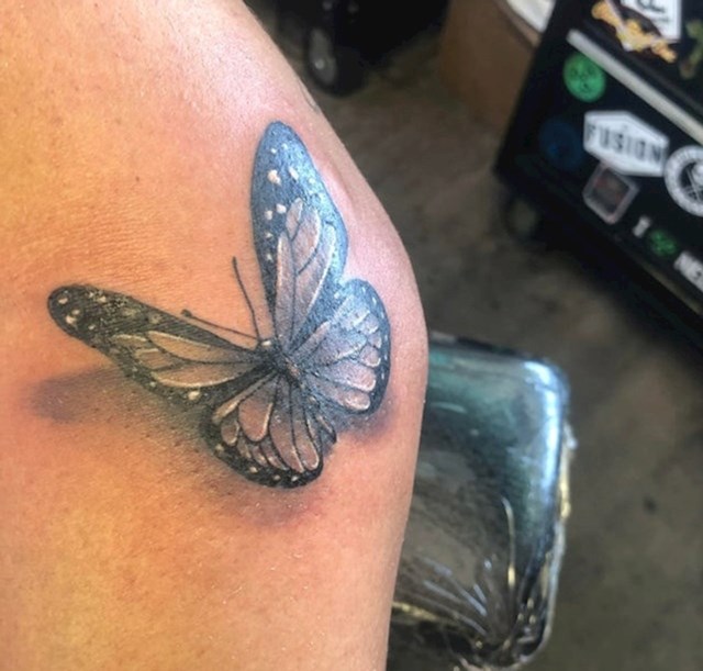 "Napravila sam tetovažu u uspomenu na moju preminulu djevojčicu. Leptir joj je bio najdraža životinja"