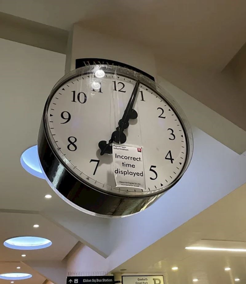 2. Evo kako su "popravili" sat