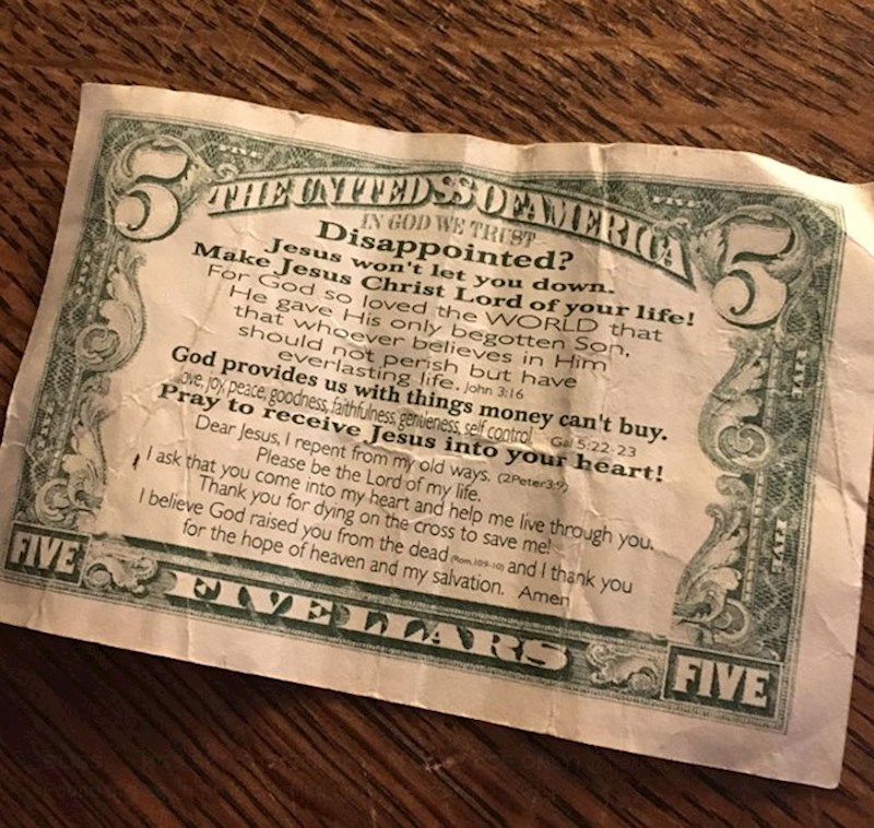 8. "Ostavili su nam ovakvu napojnicu..."